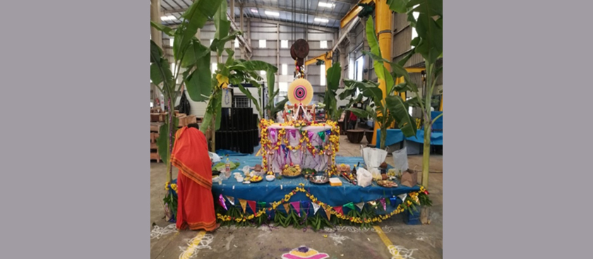 Ayodha Puja At Malur Factory